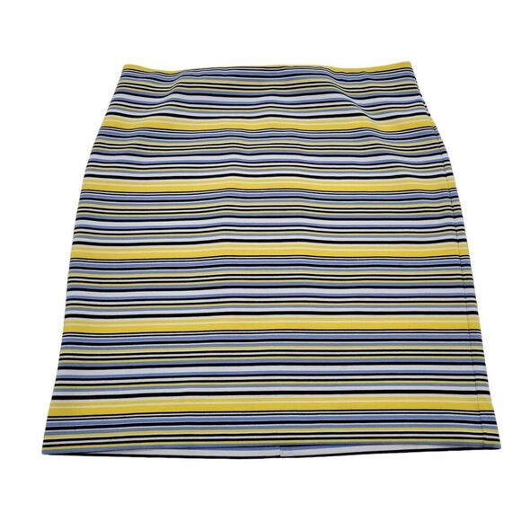 Anne Taylor Striped Knit Mini Skirt